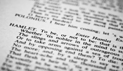 Text from Hamlet